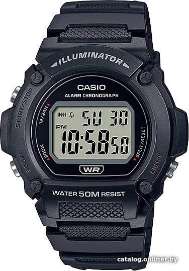 Наручные часы Casio Illuminator W-219H-1A Наручные часы Casio Illuminator W-219H-1A