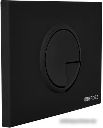 Панель смыва Berges Wasserhaus Novum R5 Soft Touch (черный)