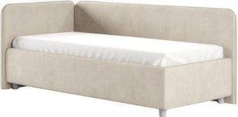 Кровать-тахта Сонум Capri L 90x200 (замша кремовый)