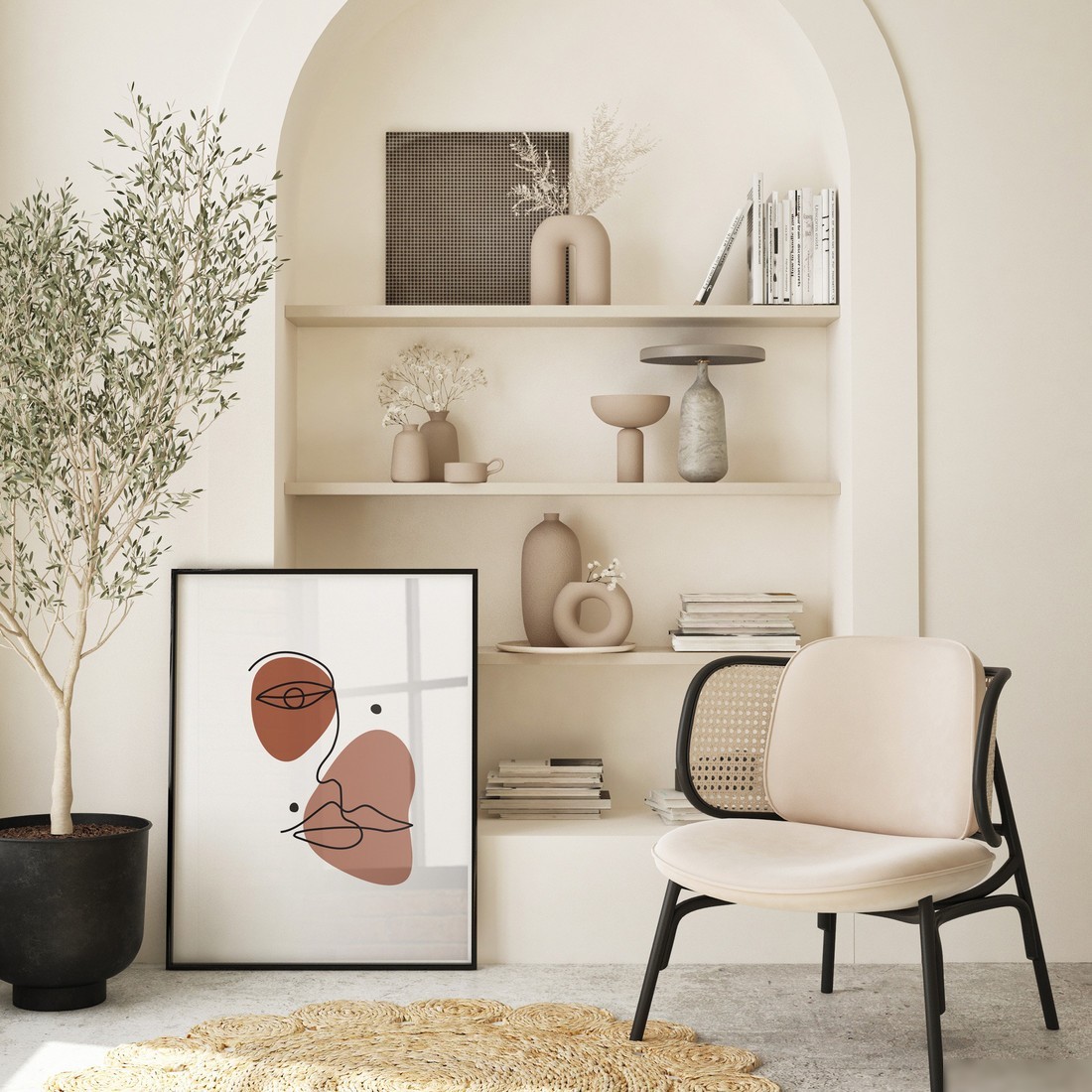 Картина Orlix Абстрактное лицо OB-14279