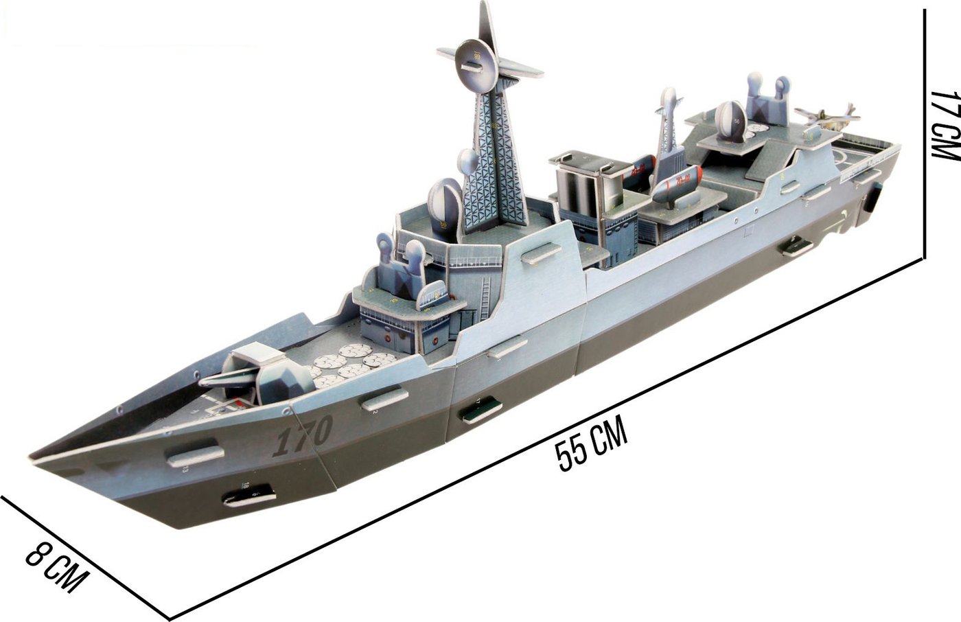 Конструктор Sima-Land 3D Военный корабль XY-210 124378