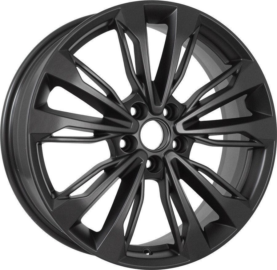 Литые диски KDW KD1830 18x7" 5x108мм DIA 60.1мм ET 33мм Matt Black Painted