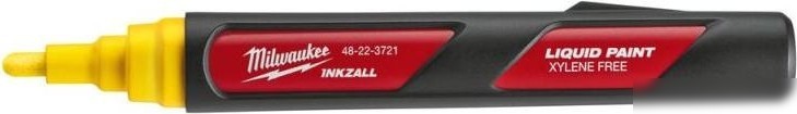 Маркер Milwaukee Inkzall 48223721 (желтый)