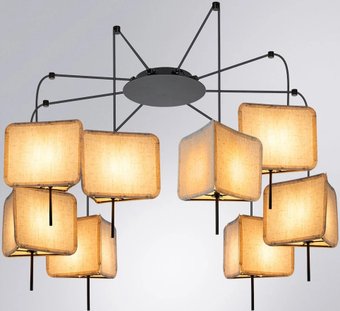 Подвесная люстра Arte Lamp A7084SP-8BK