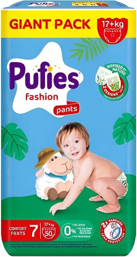 Трусики-подгузники Pufies Pants Fashion Extra Large Plus 17+кг (50 шт)