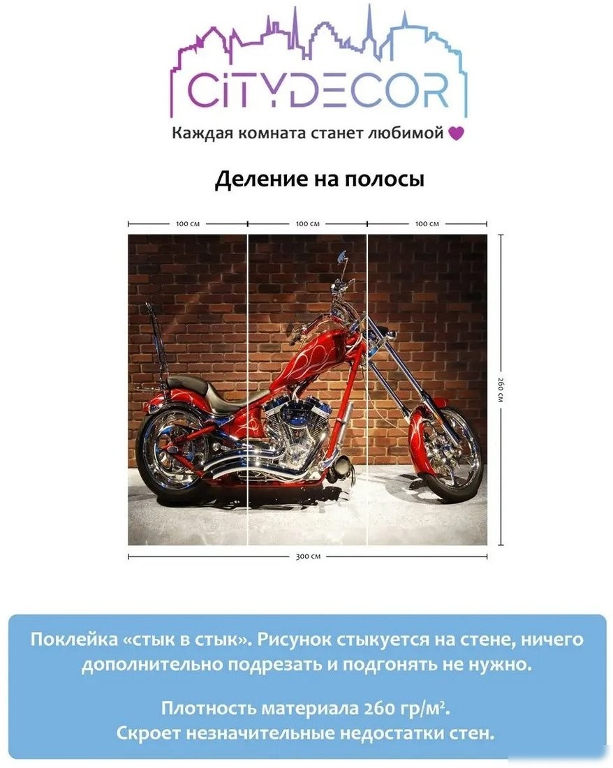 Фотообои Citydecor Транспорт 23 300x260