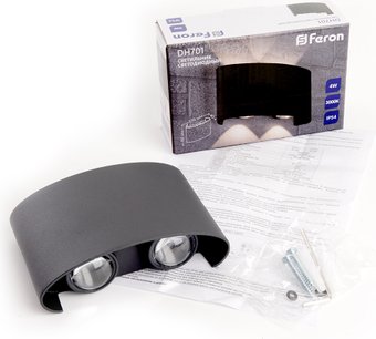 Фасадный светильник Feron DH701 48313 (черный)