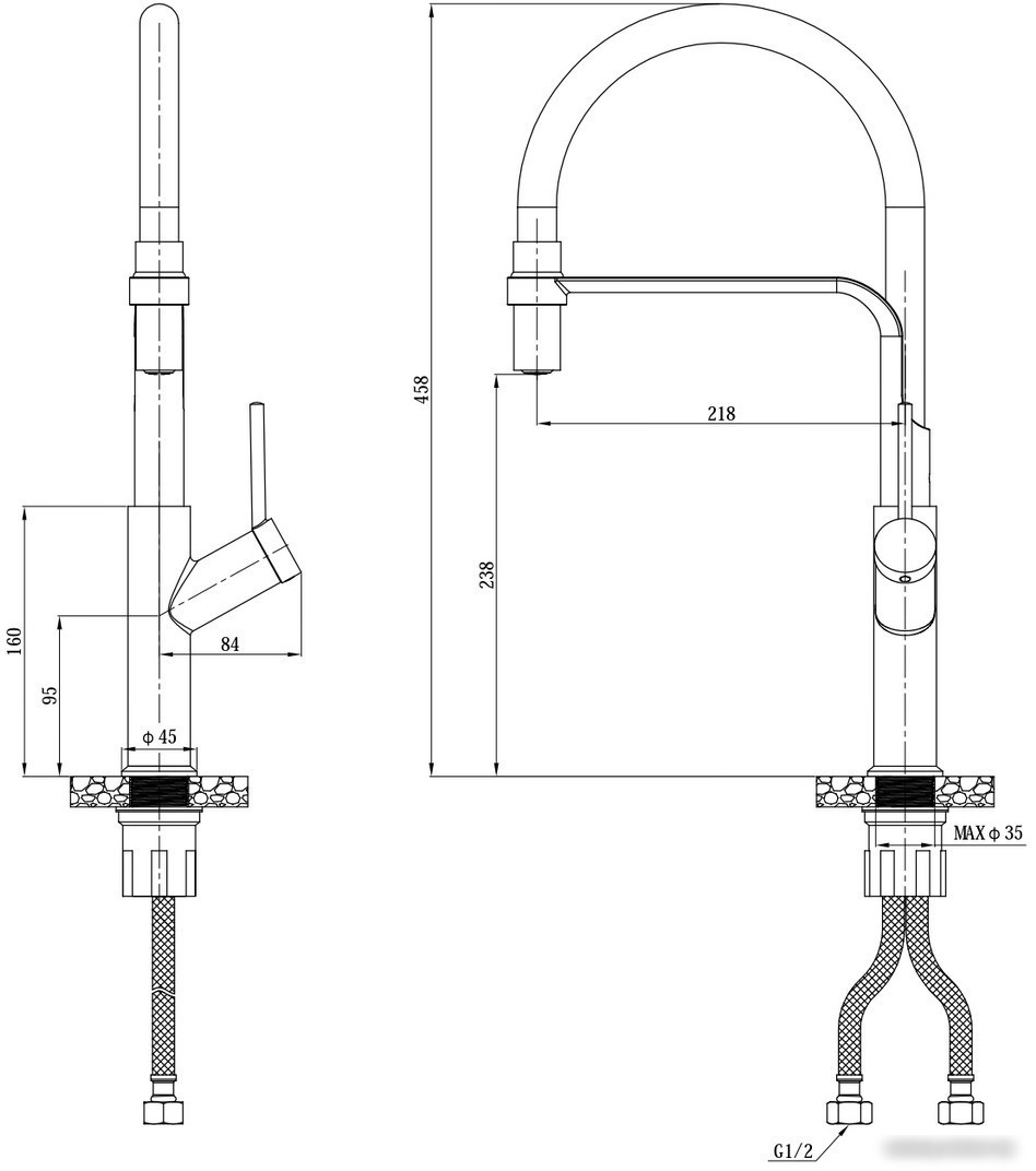 Смеситель Esko K50GB