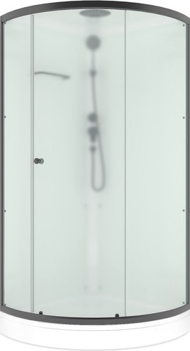 Душевая кабина Domani-Spa Simple 99 90x90 DS01Sm99LWM00.Gt-V1.2-Black