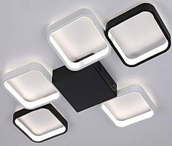 Подвесная люстра Aitin Pro RW28116/5 2х65Вт (черный/белый)