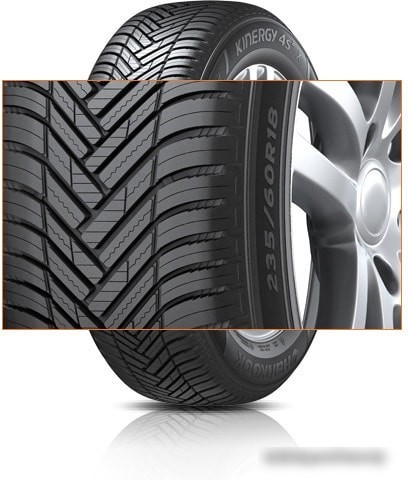 Всесезонные шины Hankook Kinergy 4S2 X H750A 215/65R17 103V