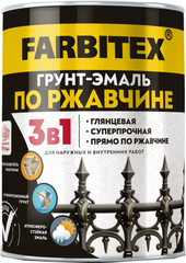 Грунт-эмаль Farbitex По ржавчине 3в1 1.8 кг (синий)