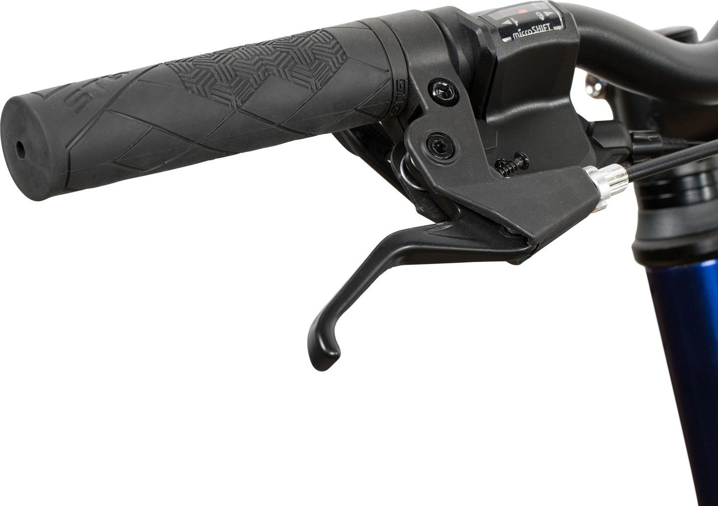 Детский велосипед Novatrack Battler 24 24SHD.BATTLER.12DBL6 (темно-синий, разобранный)