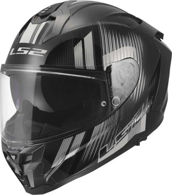 Мотошлем LS2 FF817 Challenger II Nitro (XS, черный/серый)