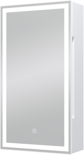 Континент Шкаф с зеркалом Allure Led 35х65 (левый)