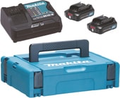 Аккумулятор с зарядным устройством Makita BL1021B + DC10SB (12В/2 Ah + 12В)