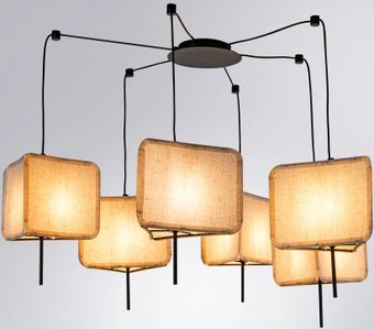Подвесная люстра Arte Lamp A7084SP-6BK