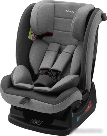 Детское автокресло Indigo Reflex Y913 (светло-серый/серый)