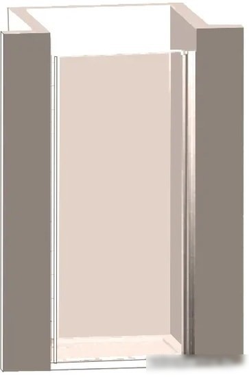 Душевая дверь Vincea Orta VPP-1O700CH-R (хром/шиншилла)