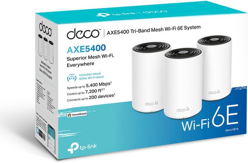 Wi-Fi система TP-Link Deco XE75 (3 шт.)
