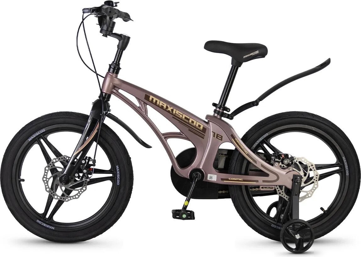 Детский велосипед Maxiscoo Cosmic Deluxe 18 2026 MSC-C1855D (бронзовый матовый)