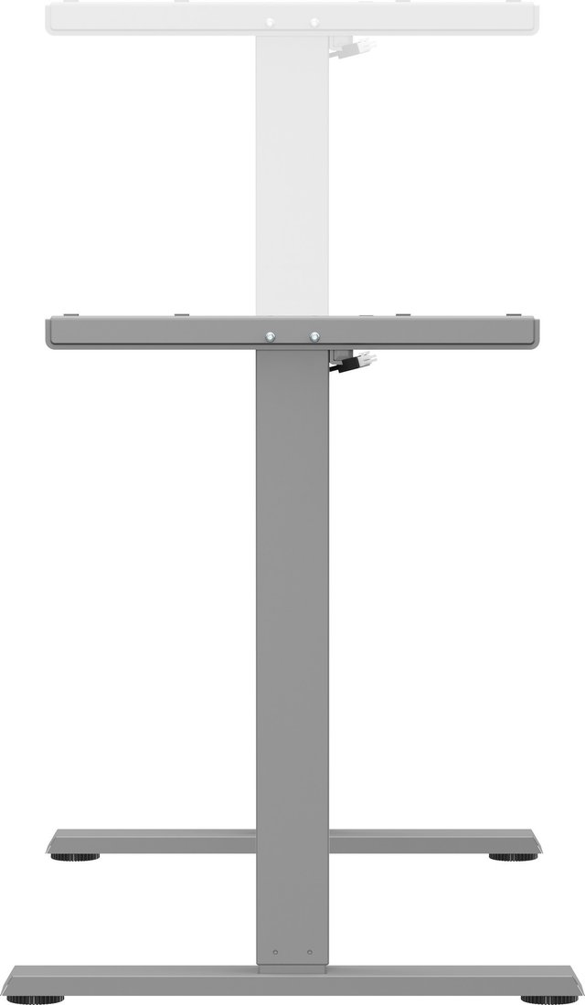 Стол с регулировкой высоты ErgoSmart Electric Desk Slim + Столешница ДСП 1200х650х18мм (рама серая/дуб мореный)
