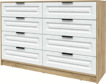 Комод Интерлиния Концепт КТ-К157 Деко (дуб золотой/дуб полярный)