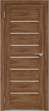 Межкомнатная дверь Юни Бона 01 70x200 (дуб стирлинг/стекло белое)
