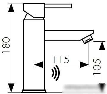Смеситель Kaiser Sensor 38211