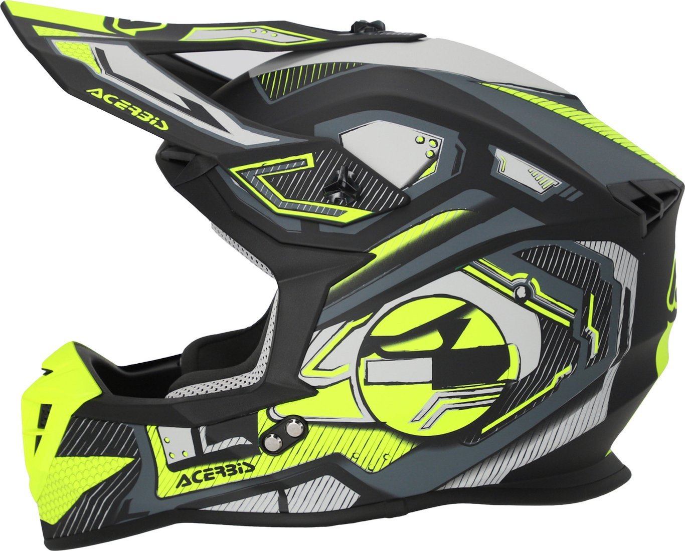 Мотошлем Acerbis Linear 22-06 0025316.457.069 (XXL, черный/флуоресцентный желтый)