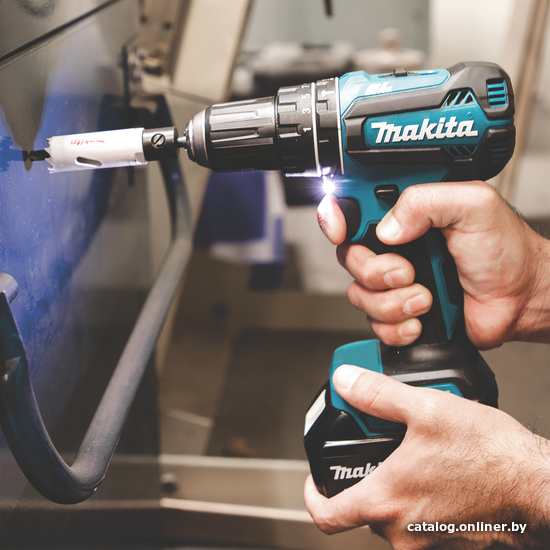 Ударная дрель-шуруповерт Makita DHP485RAJ (с 2-мя АКБ, кейс)