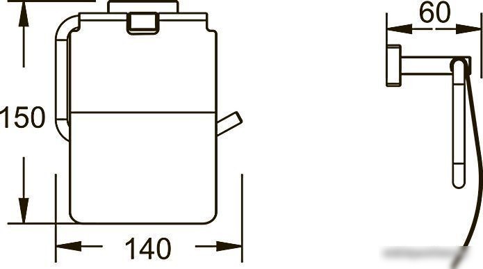 Держатель для туалетной бумаги Shevanik SG5605