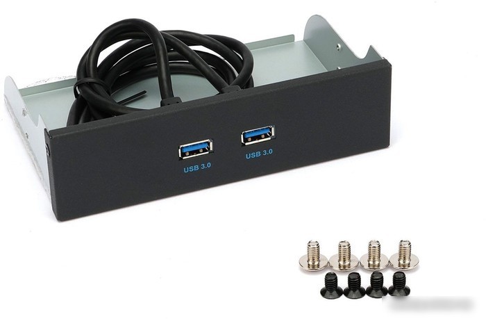 Планка Gembird FP5.25-USB3-2A