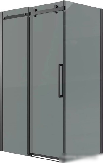 Душевой уголок Grossman Classic 110x80x195 120.K33.04.1180.21.10 (черный матовый/тонированное стекло)