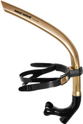 Трубка для плавания Mad Wave Pro Snorkel (золото)