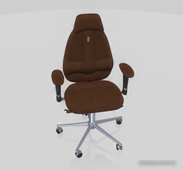 Кресло Kulik System Classic Maxi (азур, шоколад с подголовником)