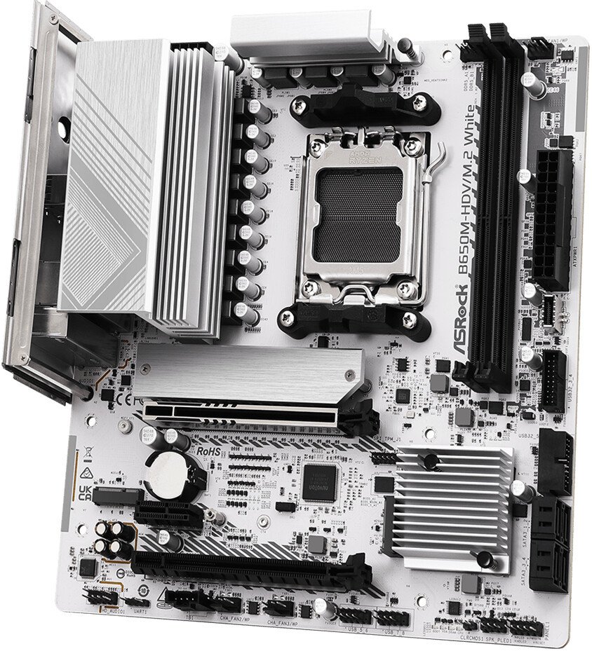 Материнская плата ASRock B650M-HDV/M.2 White