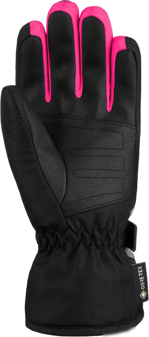 Горнолыжные перчатки Reusch Flash Gore-Tex Junior 6261305-7771 (р-р 5, Black/Black Melange/Pink)