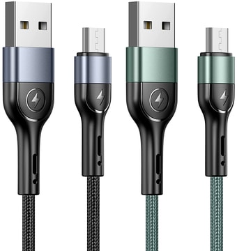 Кабель Usams U55 MicroUSB US-SJ450 (черный)