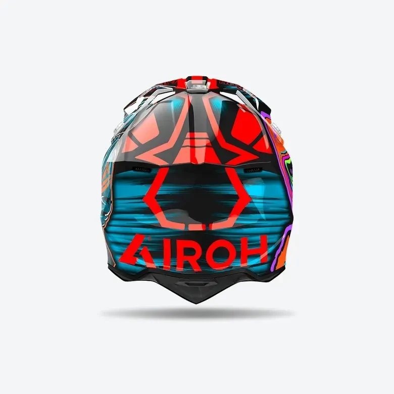 Мотошлем Airoh WRAAAP Cyber WRC32-XS (XS, оранжевый глянец)