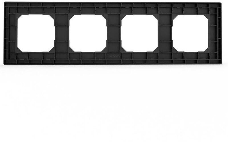 Рамка Tokov Electric Pixel TKE-PX-RM4-C14 (карбон)