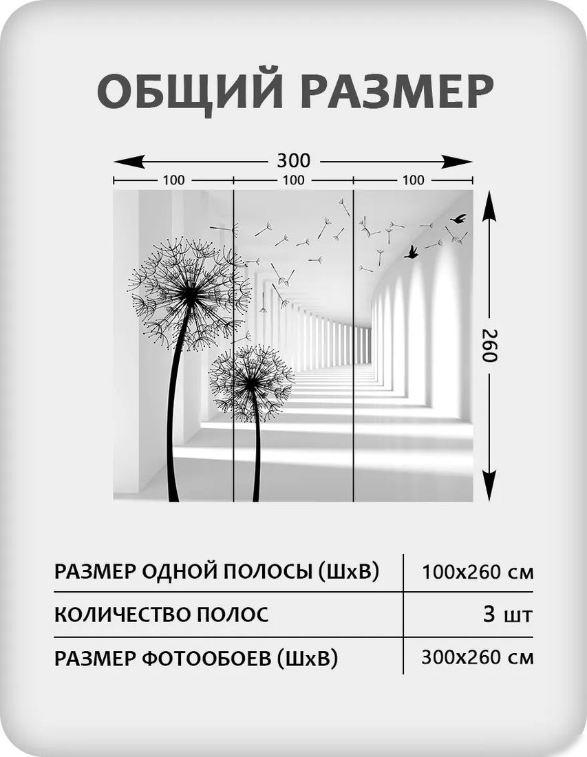 Фотообои Citydecor Абстракция 441 (300x260см)